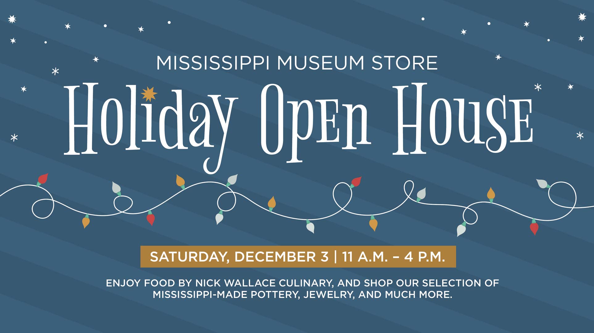 Mississippi Museum Store Holiday Open House