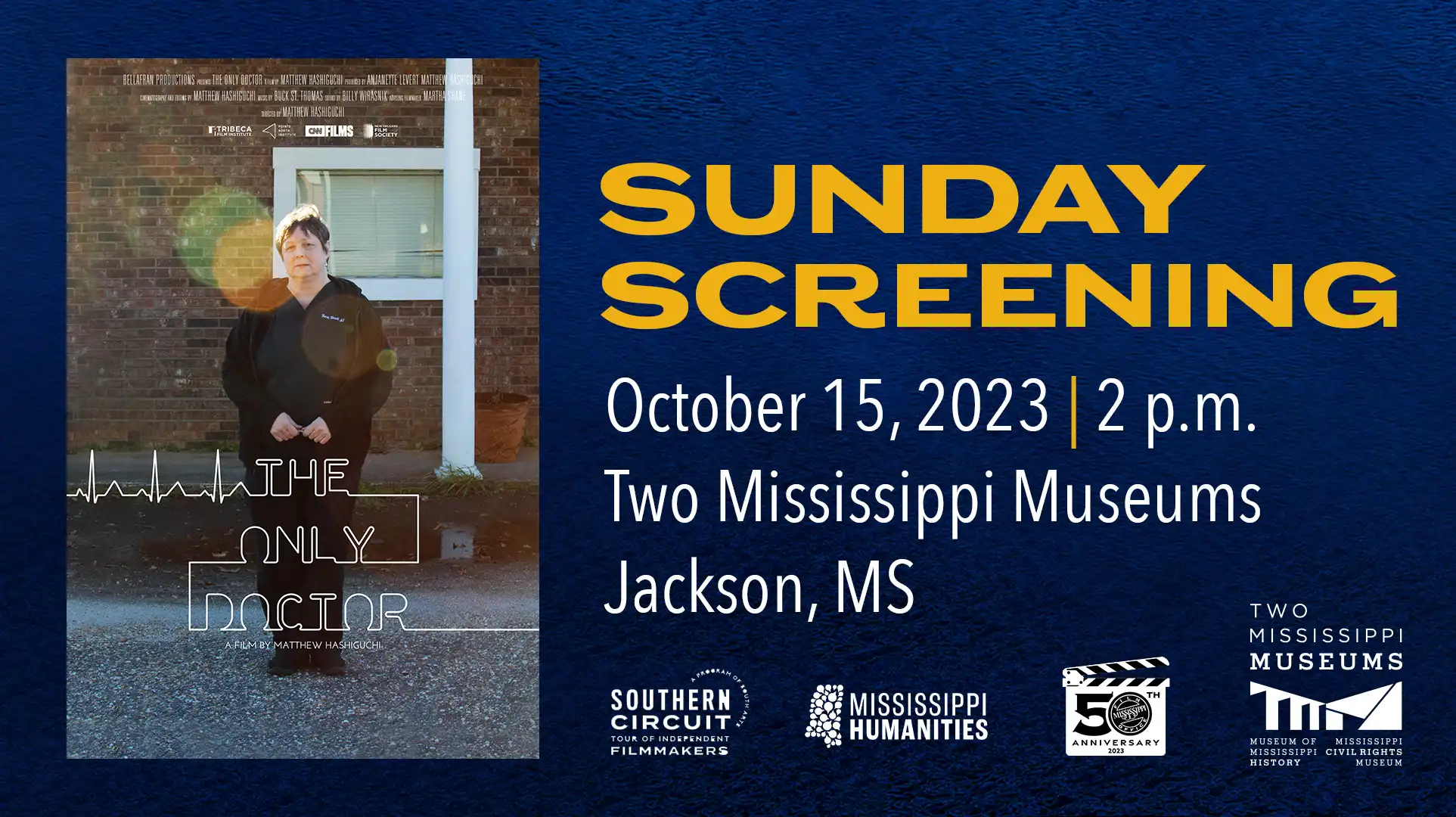 The Only Doctor - Sunday Screening - Oct. 15 2023