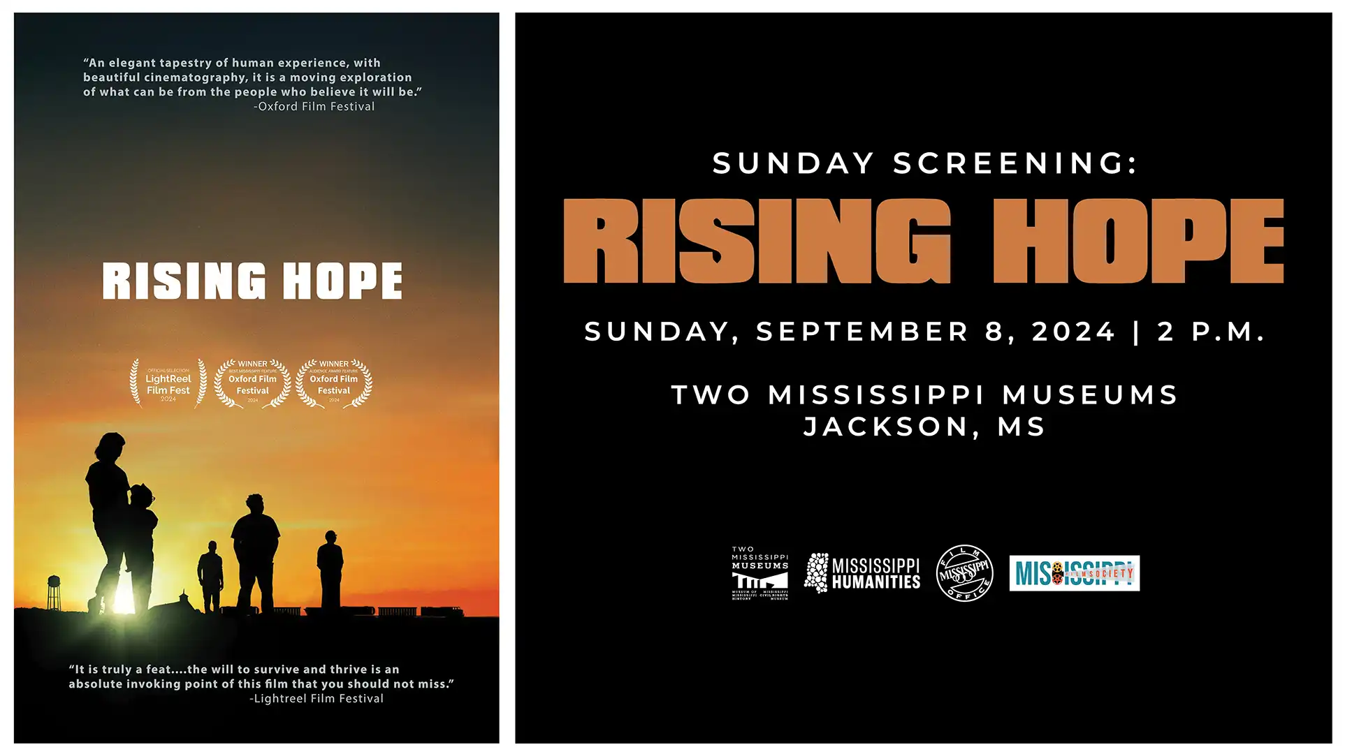 Sunday Screening - September 8, 2024 - Rising Hope