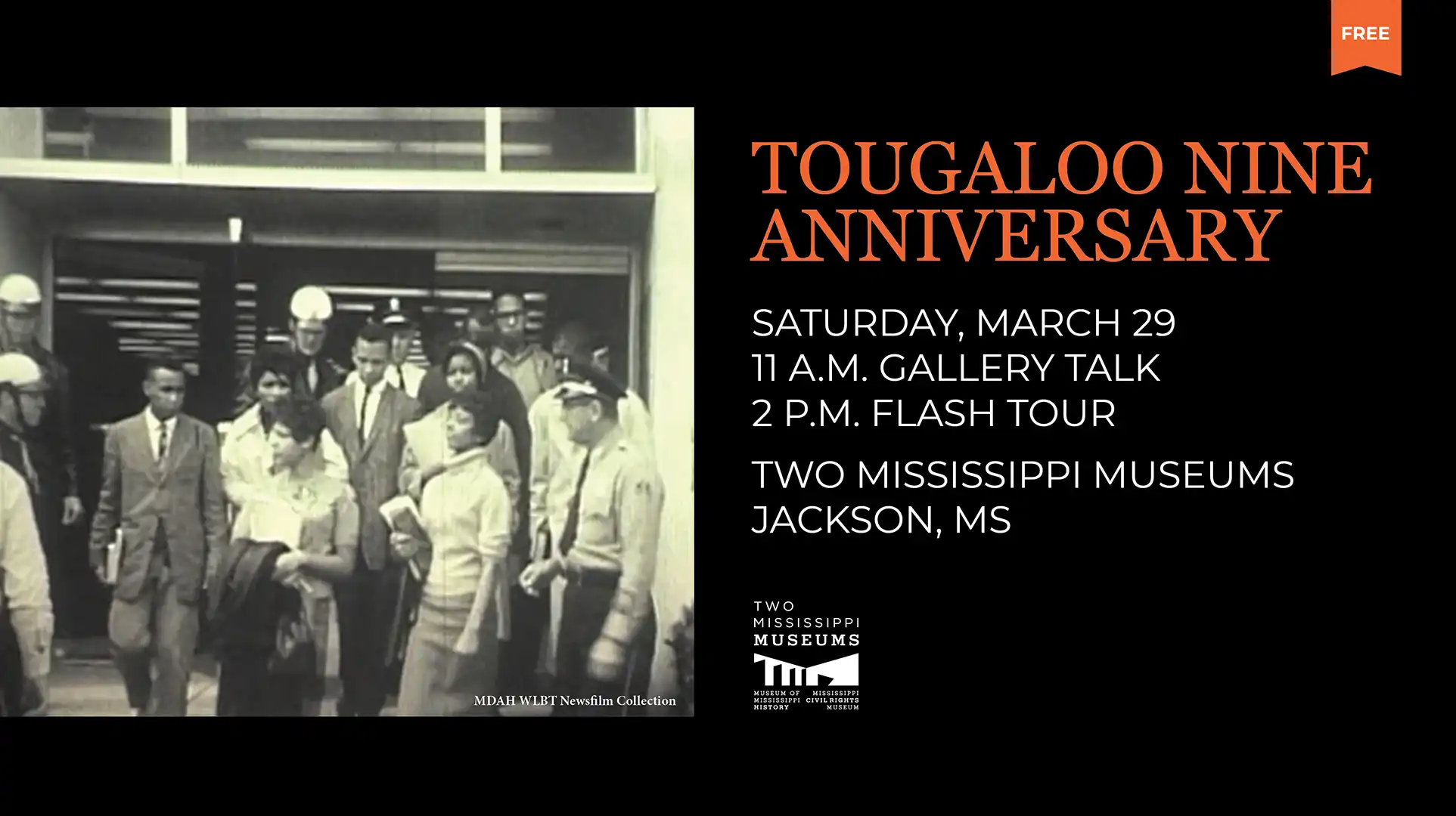 Tougaloo Nine Anniversary Flash Tours