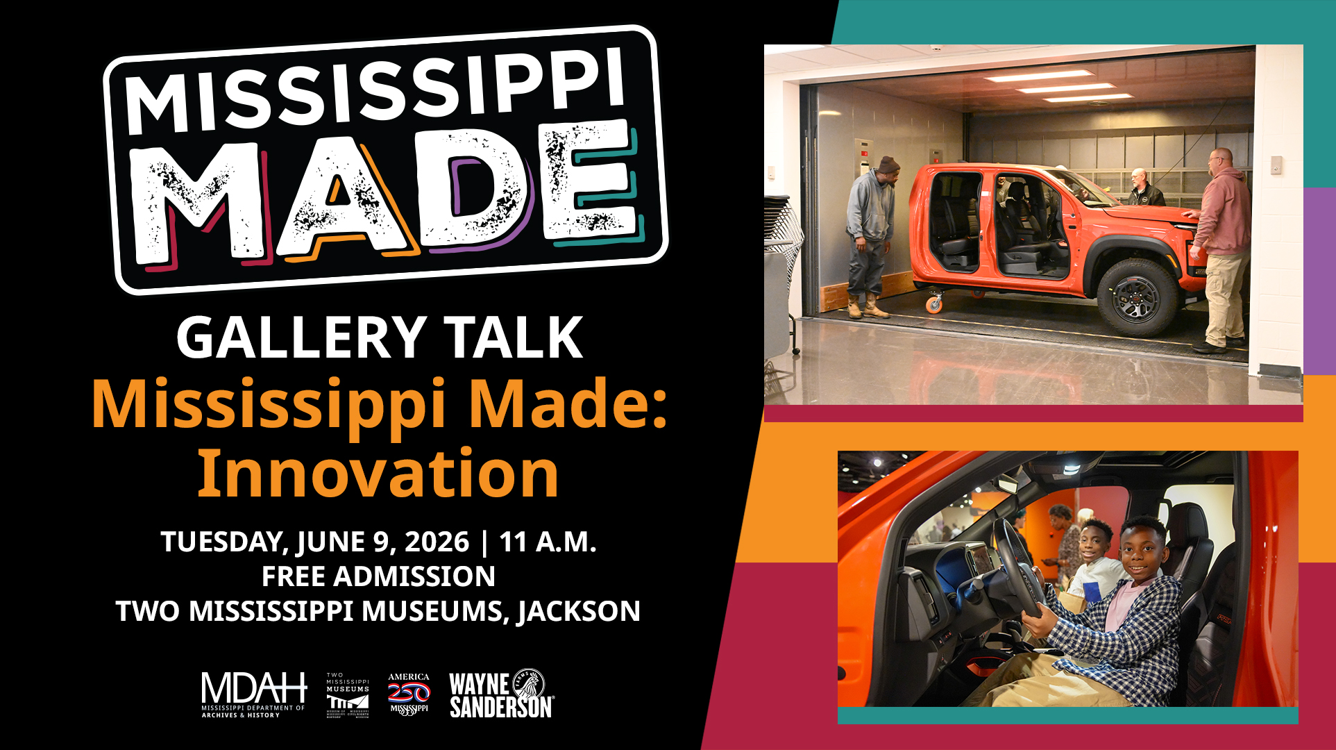 MS Made Gallery Talk, Mississippi Made: Innovation 
